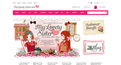 Desktop Screenshot of mylovelysister.com